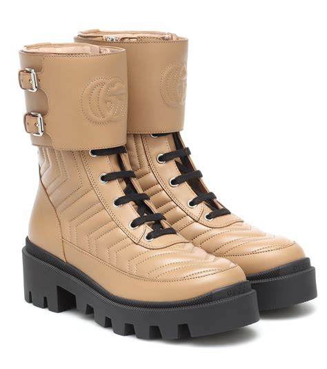 gucci boots tan